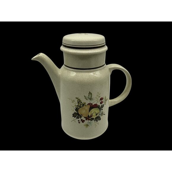 Royal Doulton Lambeth Stoneware L.S. 1015 Harvest Garland Coffee/Tea Server 1975 - Picture 2 of 16
